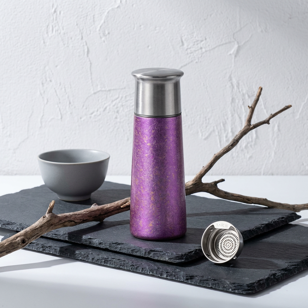 TAIC 太可｜純鈦真空隨行保溫杯 420mL・330mL 五色可選