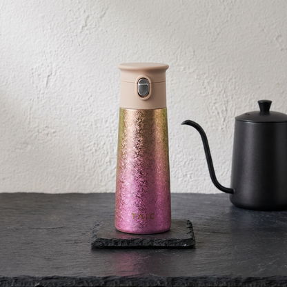 TAIC 太可｜煥彩晶彩彈蓋T型保溫杯 420mL 三色可選